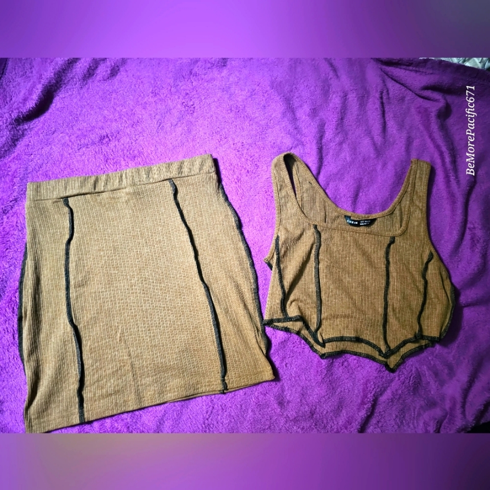 Shein skirt set